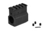 LBE .750 GAS BLOCK W/RAIL BLK