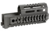 MIDWEST AK ALPHA QUAD RAIL 6.0" BLK