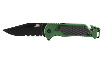 SOG ESCAPE ATK 2.0 3.4" BLK/GRN