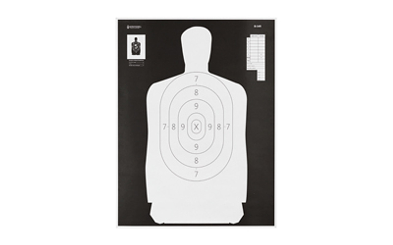 ACTION TGT B34 BLK/WHT SILHO 100PK