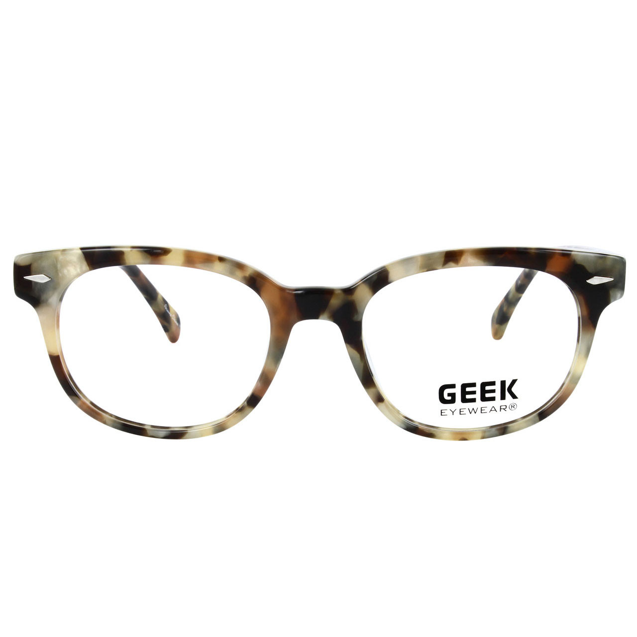 brown geek glasses