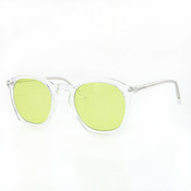 GEEK COUTURE 4 Crystal Clear Sunglasses Yellow Lenses