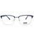 GEEK Eyewear GEEK JAZZ Blue Silver Frame