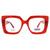 GEEK Eyewear GEEK RETRO MOD in Red GEEK Eyewear GEEK RETRO MOD in Red