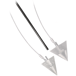 5-foot steel rod for installing 6-inch and 8-inch arrowhead anchors. Mil-Spec