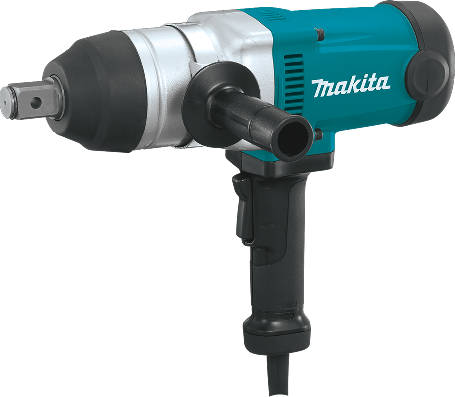 Makita TW1000 Impact Wrench with friction ring anvil and side handle