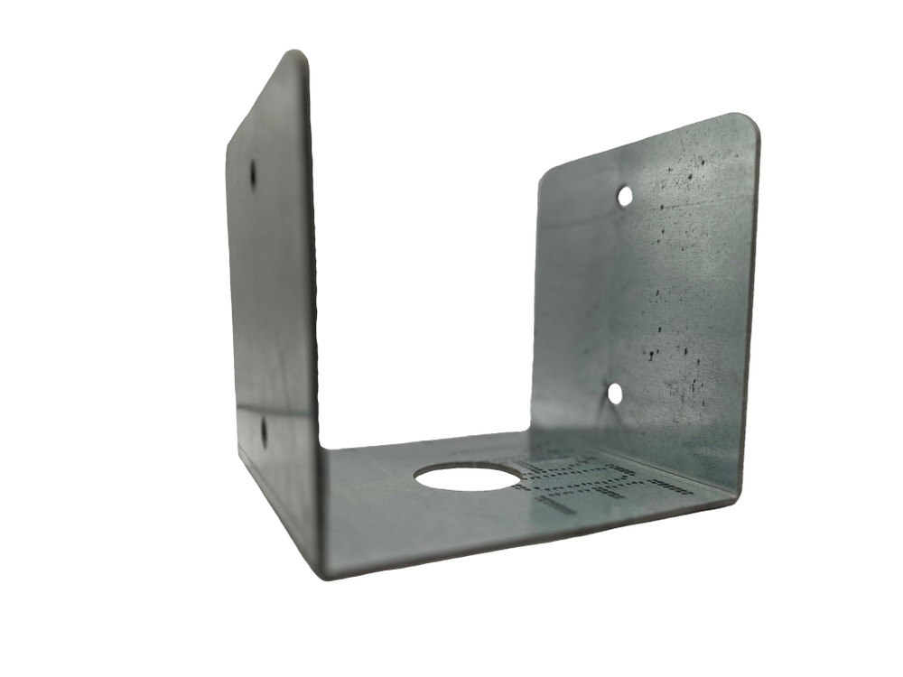 PE-66H: Steel "U" bracket for 4x4 horizontal lumber