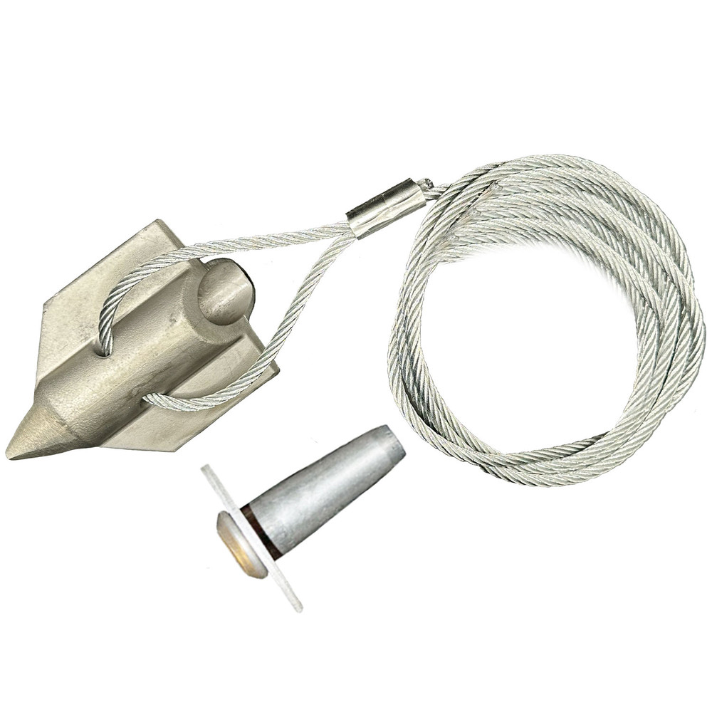 4ALB-120QV: 4-inch aluminum bullet with 120-inch cable with Quickvise