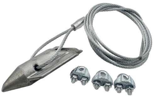 3ALB-60CC: 3-inch bullet with 60-inch cable and cable clamps