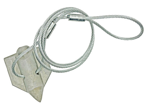 4ALB-48AT: 4-inch aluminum bullet with 48-inch cable and anti-theft loop