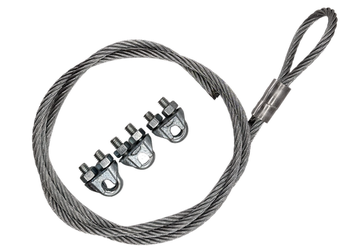PE-TC-60CC: Tie-Off cable with one loop for Penetrators with a 2-inch flange