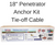 PE18SQ-Bounce: Anti-Bounce, Anti-Theft Anchor & Cable kit - Penetrator