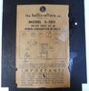 Original used bottom cover for Hallicrafters S-38D shortwave receiver. Correct factory panel for the underside of the cabinet. Good condition part for restoring your classic 1950s Hallicrafters S-38D receiver. Important safety cover for this hot-chassis design