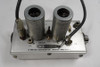 Vintage Heathkit SBA-300-3 6-meter and SBA-300-4 2-meter converters with interconnect cable. Excellent collector quality for SB-300/SB-301 receivers. Fully working after storage. Classic VHF upgrade for Heathkit station. Nationwide shipping available.