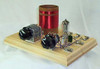Unbuilt Borden Radio Company Armstrong One Tube Regenerative Radio Special Parts Kit with 3 retro battery replicas and Telex Headphones. Featured in November 2017 QST. Complete high-quality collector/builder set for AM broadcast band. NOS condition. Nationwide shipping available.