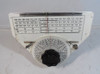 Vintage Collins 70E-8 PTO with 305H-2 assembly, tuning knob, dial, and original blueprints. High-stability Permeability Tuned Oscillator for custom VFO or transmitter homebrew projects. Excellent for Collins collectors and restorers.