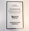Unbuilt Ten-Tec Model 1056 T-Kit "Any Band" Direct Conversion SSB/CW Receiver module board with correct matching 1000-C enclosure and hardware pak. Classic HF ham radio kit for 160-10 meters. Excellent for QRP, homebrew projects. Rare vintage NOS – high sensitivity, varactor tuning, bandpass filter. Perfect collector or builder item.