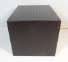 Original E.F. Johnson Viking Adventurer transmitter cabinet in very good cosmetic condition. Perfect empty enclosure for restoring or completing your classic 1950s Johnson Adventurer CW transmitter. Distinctive black finish with ventilation and original cutouts. Ideal for vintage ham radio collectors and restorers.