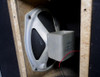 Rare original Wurlitzer Stereo curved wall speaker in excellent condition. Semi-circular design with metal mesh grille, gold trim, and blue “Wurlitzer Stereo” badging. Features oval driver marked 114532 / 584042 / 232909 (16 ohm, 6 watt). Perfect 5125B-style stereo extender for vintage Wurlitzer jukeboxes. Wall-mount bracket included. Great for collectors, bars, or game rooms.
