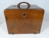Authentic 1940 Zenith Model 5-G-403 portable AM tube radio in wood cabinet with iconic Wavemagnet antenna. Chassis 55371, serial T213155, original tubes. Classic pre-WWII Zenith portable—perfect for collectors, restoration, or retro display. Excellent example of early Universal portable radio technology!