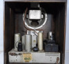 Functional RCA T6-1 Tombstone radio from 1935–1936. This 6-tube vintage wood radio receives AM broadcast clearly in a handsome cabinet. Excellent working antique radio for collectors seeking authentic 1930s RCA Victor craftsmanship. Explore our nationwide selection of tube radios.