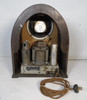 Authentic Crosley Model 167 Cathedral radio from 1933. This 5-tube Dual Fiver vintage wood radio offers excellent AM reception in a beautiful ornate cabinet. Classic 1930s Crosley craftsmanship perfect for antique radio collectors. Browse our nationwide inventory of  vintage tube radios and cathedral sets.