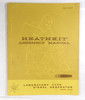 Original Heathkit IG-42 Laboratory Signal Generator Assembly Manual with all sub-booklets and large schematics for sale. Complete used factory manual for this classic RF signal generator (100 kHz to 30 MHz). Essential for vintage test equipment restoration. Ships from Nationwide Radio & Equipment.