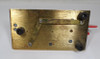 NOS Vibroplex Original Presentation gold base Morse bug, serial 105376, original Mobile AL box. Minor side corrosion from storage. Classic CW key, jeweled movement, red paddles. Ready for the collector or operator.