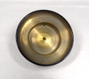 Like-new aftermarket solid brass 4:1 spinner knob for Collins 75A-4. Heavy ~16 oz weighted design with shiny enamel finish for smooth tuning feel. Reduction drive not included.