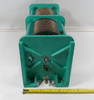 Harris roller inductor, variable inductor 50uH, military roller inductor, silver plated variable coil, HF antenna tuner parts, linear amplifier inductor, green Delrin variometer, 50 uH rotary coil, radio transmitter surplus, heavy duty variable inductance