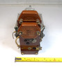 Complete vintage LC tank network: 30–374 pF air variable + 1–43 µH roller inductor with mica pads. From AM broadcast transmitter. Ideal for restoration or projects.