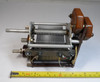 Complete vintage LC tank network: 30–374 pF air variable + 1–43 µH roller inductor with mica pads. From AM broadcast transmitter. Ideal for restoration or projects.