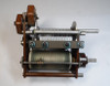 Complete vintage LC tank network: 30–374 pF air variable + 1–43 µH roller inductor with mica pads. From AM broadcast transmitter. Ideal for restoration or projects.
