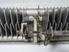 EF Johnson dual-section air variable capacitor, 28-150 pF each @ 4500 V. Rugged Type D (likely 153-506/150DD45), ¼" shaft, ~11×4.25×4". Ideal for ham radio amplifiers & tuners. Vintage surplus.