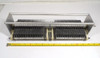EF Johnson dual-section air variable capacitor Type 500 DD 35 (153-505). 35-500 pF per section @ 3500 V, 0.080" gap. Rugged Type D, 15½" long. Ideal for ham radio amplifiers & tuners. Vintage surplus.
