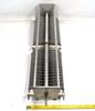 EF Johnson dual-section Type C air variable capacitor. ≈37-326 pF per section, 0.125" spacing, ¼" shaft, 19" long. Rugged high-voltage design for ham radio amplifiers & tuners. Vintage surplus.
