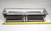 EF Johnson dual-section air variable capacitor 153-505-1 (500 DD 35). ≈40-509 pF per section @ 3500 V, 0.080" gap. Rugged Type D, 15½" long. Ideal for ham radio amplifiers & tuners. Vintage surplus.