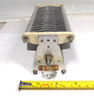 EF Johnson 154-15 Single Section Air Variable Capacitor – 23-150 pF, 4500 Volt, 0.125″ plate spacing. Genuine E.F. Johnson compact Type E single air variable ideal for ham radio transmitters, amplifiers, and antenna tuners. Rugged aluminum construction with steatite insulation, approx. 8¼″ L × 2½″ W × 2½″ H, ¼″ shaft. Clean used condition. Perfect for vintage restoration or medium-power RF projects. Nationwide Radio & Eq. Sales – ke9pq.com
