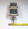 Genuine E.F. Johnson 154-505-4 dual-section air variable capacitor. Each section approximately 12-105 pF (catalog 10-99 pF), 0.075″ plate spacing, 2200 V peak rating. Compact Type E design with steatite insulation, aluminum plates, and ¼″ shaft. Ideal for ham radio, antenna tuners, amplifiers, transmitters, and RF projects. Dimensions approx. 7½″ L × 2⅝″ W × 2⅝″ H. Classic Waseca, MN quality. Clean used condition. Perfect for restoration or new builds needing reliable dual air-variable capacitance.