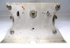 Hammarlund 920 0073 00 single section air variable capacitor, 80-914 pF, 3750 V AC peak rating. Large 14 3/8 inch long heavy-duty transmitting style unit with 1/4 inch shaft. Ideal for high power RF amplifiers, antenna tuners, and ham radio projects. Steatite insulated, 99 plates, 0.084 inch plate spacing. Matching NSN 5910-00-186-1664 characteristics. Quality vintage Hammarlund construction for reliable high voltage performance. Available from Nationwide Radio & Eq. Sales.