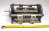 Hammarlund TCD-50-A dual section air variable capacitor, approximately 22-56 pF per section, rated about 7000 V. Heavy-duty transmitting style unit roughly 7-1/2 inches long with 1/4 inch shaft and wide .175 inch air gap. Ideal for high-power RF amplifiers, antenna tuners, and ham radio projects. Features ceramic insulation and robust construction from the classic Hammarlund TCD series. Quality vintage American-made variable capacitor for reliable high-voltage performance. Available from Nationwide Radio & Eq. Sales.