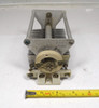 Westinghouse single-section air variable capacitor. Built for maximum reliability, this heavy-duty component provides a precise capacitance tuning range from 18 pF minimum to 100 pF maximum. It features a rugged industrial chassis with ultra-wide 1/8-inch plate spacing, delivering an impressive 5,000V (5 kV) peak voltage rating to prevent arcing under extreme loads. Designed with the distinctive "50 W" factory stamp, ceramic base standoffs, and an integrated ceramic isolation coupler on the standard 1/4-inch shaft, it guarantees superior mechanical insulation and user safety. Measuring 5 3/4" L x 3" W x 3 1/4" H, this rare high-voltage capacitor is an ideal addition for vintage radio restorations, linear amplifiers, broadcast equipment, and high-power antenna tuners.