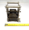 Vintage General Radio Type 334 single-section air variable capacitor, 22–534 pF, 500 V peak rating. Classic USA-made design with metal end plates, brass plates, hard-rubber insulation, and 1/4-inch shaft. Measures about 3-3/8 × 3-1/2 × 3-3/4 inches with approximately 1/32-inch plate spacing. Ideal for amateur radio receivers, laboratory instruments, restoration projects, or RF tuning applications needing a reliable low-loss component.