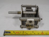 Hammarlund HFC-50-B single-section air variable capacitor, 2–40 pF, approximately 3000 V peak rating. Multi-plate design with ceramic insulators, ~1/16-inch plate spacing, and 1/4-inch shaft. Measures about 3-3/4 × 3 × 2-1/4 inches. Ideal for amateur radio transmitters, neutralizing circuits, or RF projects needing a compact higher-voltage tuning capacitor.