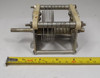 Genuine E.F. Johnson single-section air variable capacitor measuring 10–49 pF with approximately 1/16-inch plate spacing and 1/4-inch shaft. Compact 4-3/4 × 2-3/4 × 2-5/8 inch size ideal for amateur radio transmitters, receivers, antenna tuners, and RF projects. Durable aluminum plates and steatite insulation provide reliable performance at roughly 2000 V peak. Excellent replacement or upgrade part for classic tube gear and homebrew designs. Clean used condition ready for immediate use.