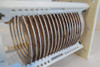 Commercial 19 uH High Quality, Silver Plated Fixed Inductor  from Broadcast Transmitter in Excellent Condition 