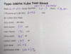 Lewis & Kaufman 100TH / VT-218,   100 Watt High-Mu Power Triode for Amplifiers & Modulators Tested with Data Sheet  S/N C717