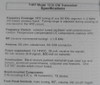 Ten-Tec Model 1315 QRP CW Transceiver Kit for 15 Meters Unbuilt Kit