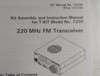 Ten-Tec  Model 1230, 220 MHz FM Transceiver Kit  Unbuilt Kit