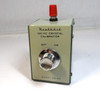 Heathkit HD-20 100 kHz Crystal Calibrator in excellent cosmetic and fully working condition. Provides strong 100 kc markers and harmonics from 100 kHz up to 54 MHz+ for precise dial calibration, band edge checking, and receiver alignment. Simple one-transistor design runs on 9V battery with adjustable output and fine frequency trimmer (easily zero-beats to WWV). Compact vintage Heathkit accessory ideal for any analog-tuned ham receiver, SWL rig, or vintage transceiver. Perfect addition to complete a classic Heathkit station or restore accurate frequency readout on older gear